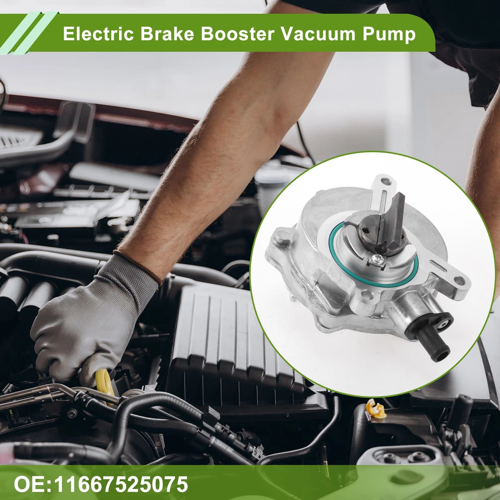 Engine Vacuum Pump OEM Replacement for BMW 545i (2004–2005)
