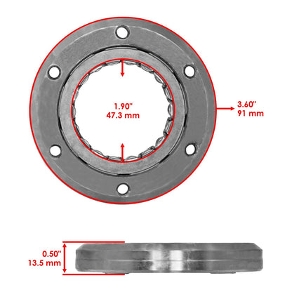 Starter Clutch One Way Sprag and Gasket for Honda TRX350FM Rancher (2001–2006)