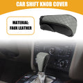 Shift Knob Cover for Universal Cars (Automatic) - Black Gray