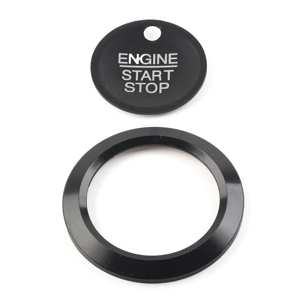 Engine Start Stop Switch Button Cover Trim for Ford F150 Raptor (2015–2020) Black