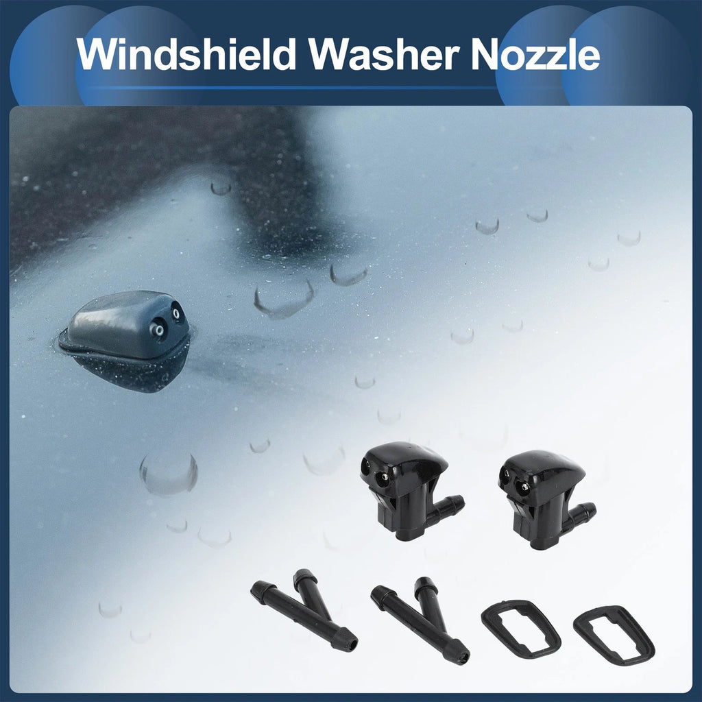 Windshield Washer Nozzle with Hose Connector for Jeep (No. 55372143AB)
