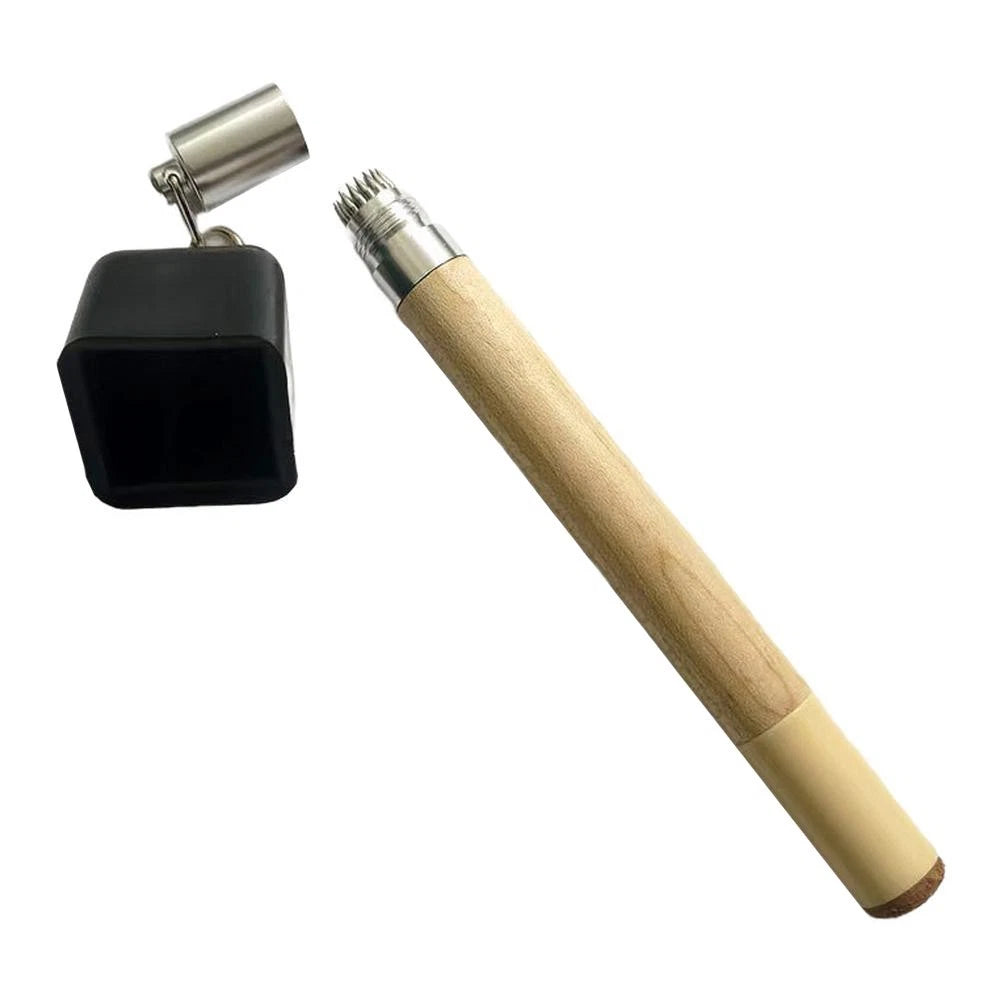 2-in-1 Snooker Cue Tip Shaper and Chalk Holder Tool