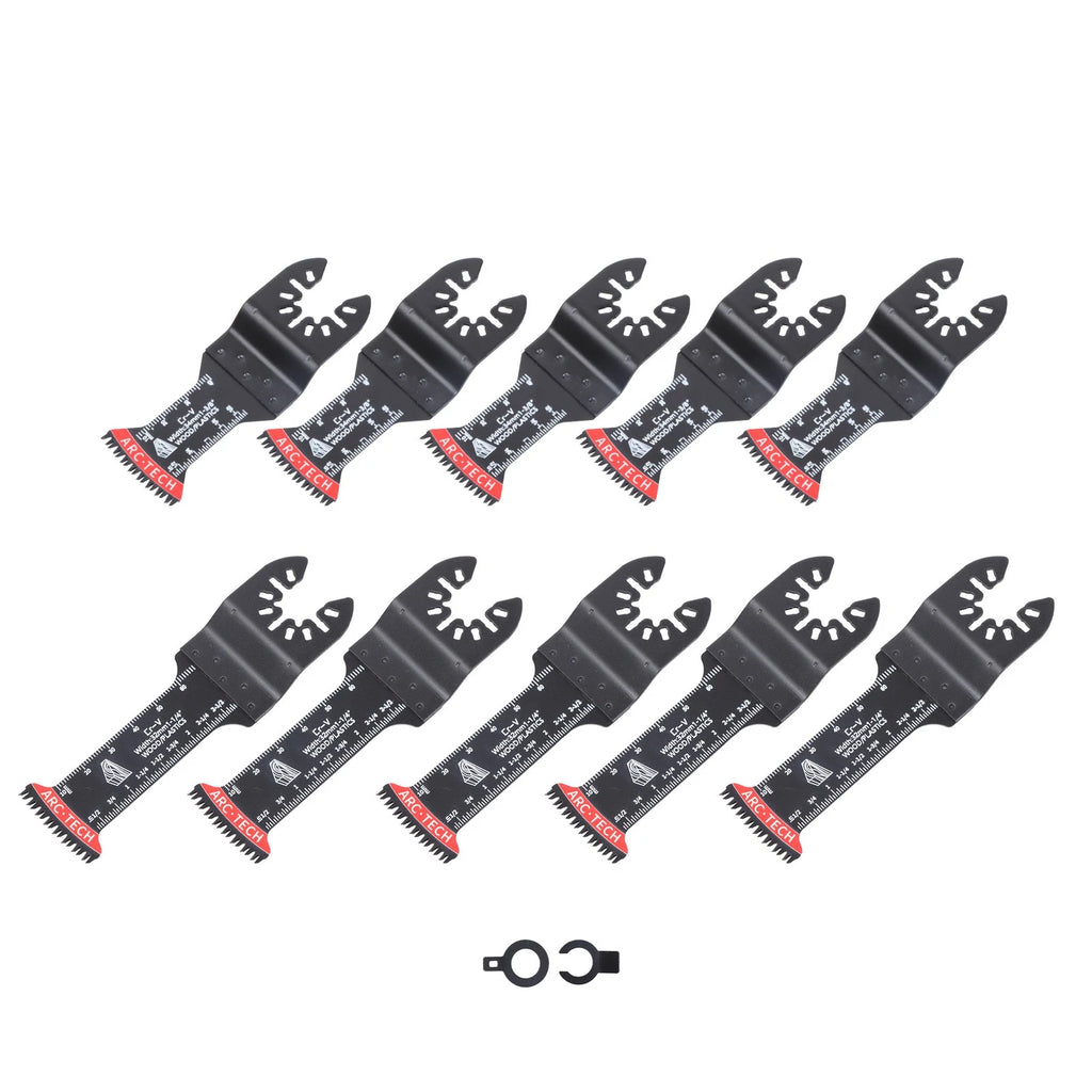 10 PCS Oscillating Multitool Blades for Japanese Tools (Extra-Long)