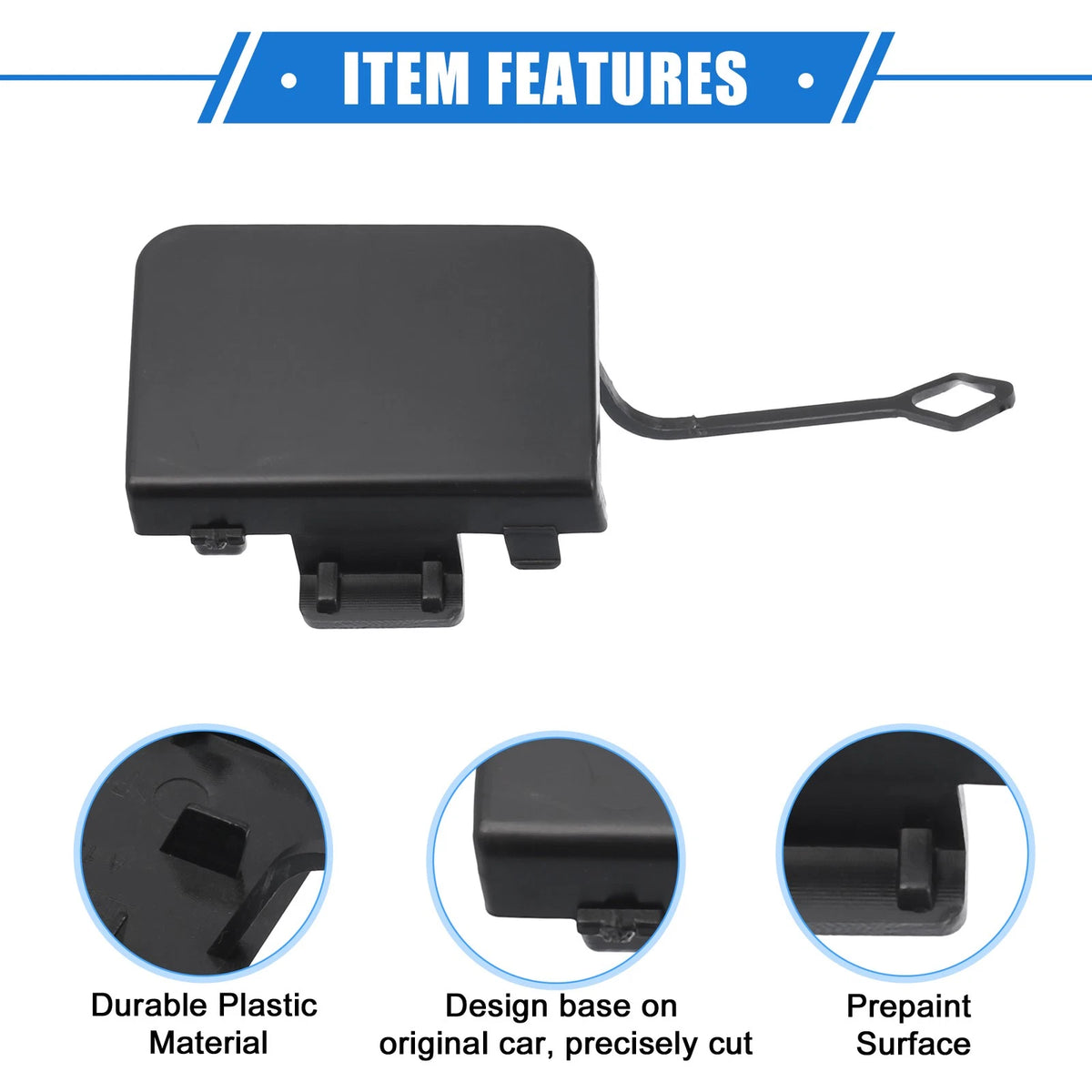 Tow Hook Eye Hole Cover Cap for Mercedes-Benz GL-Class W164 (2007–2012)