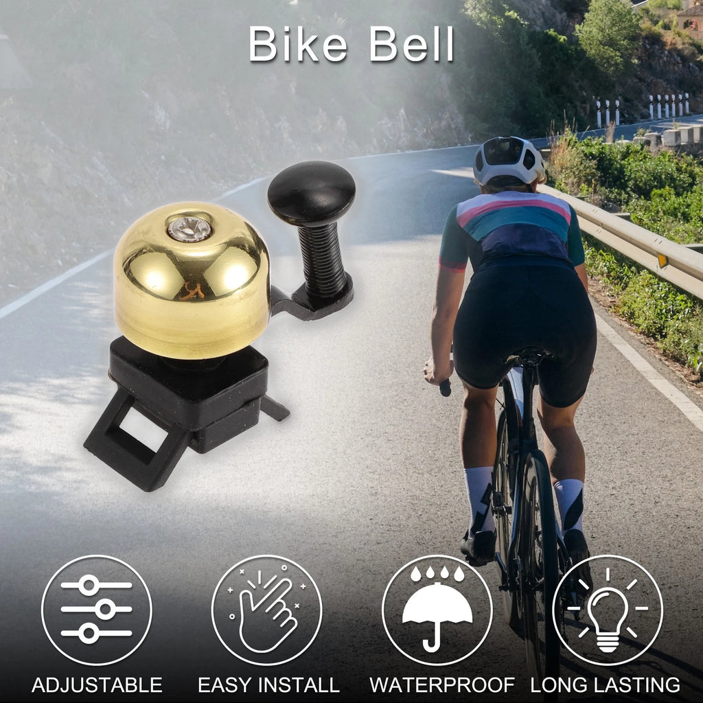 Road Bike Bicycle Bell with Quick Release Strap for Universal Fit (Any Year)