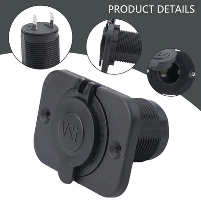 USB Car Socket Power Adapter Outlet with Safety Protections for Vehicles