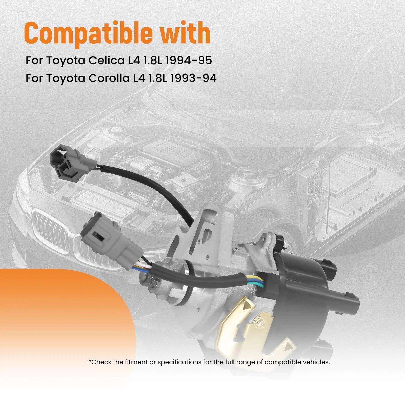 Ignition Distributor for Toyota Celica Corolla L4 1.8L (1993–1995)