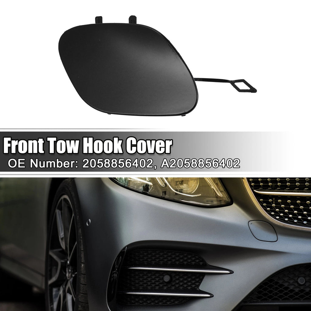 Front Tow Hook Eye Hole Cover Replacement for Mercedes-Benz C-Class W205 (2015–2021)
