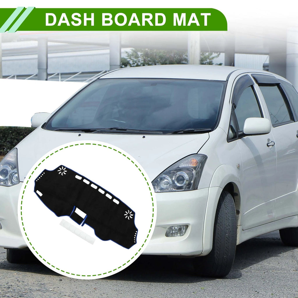 Dash Cover Mat Sun Protector for Toyota Wish (2010–2018)