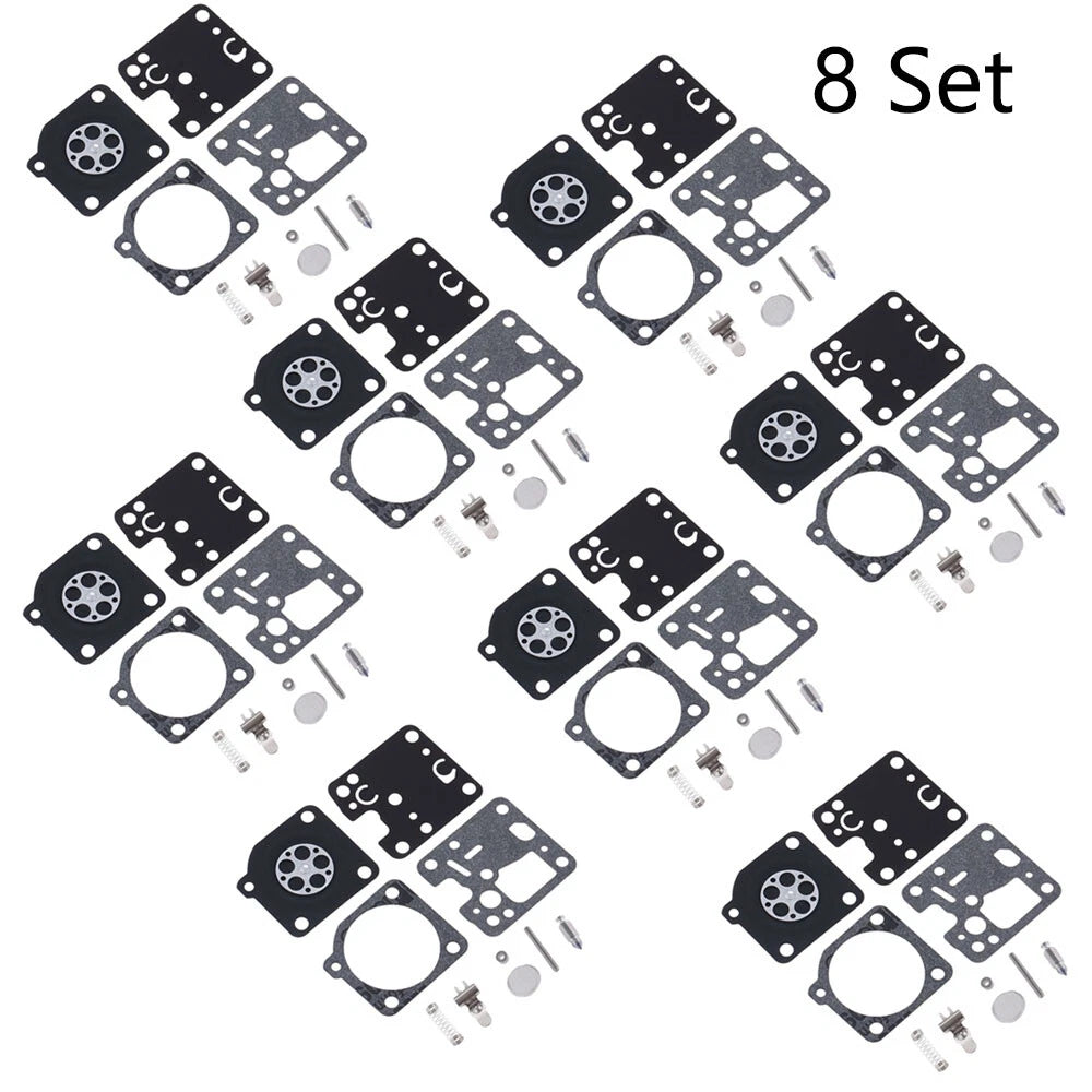 Set of 8 Carburetor Repair Kits for ECHO ES230 ES231 PB230 ZAMA RB-107