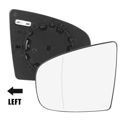 Heated Mirror Glass Replacement w Backing Left Side for BMW X5 X6 (2007–2013)