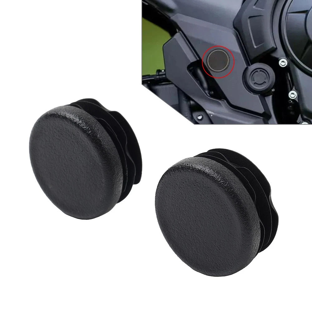 Motorcycle Frame Hole Cover Caps Plug 2pcs For Honda XL750 Transalp 2023+