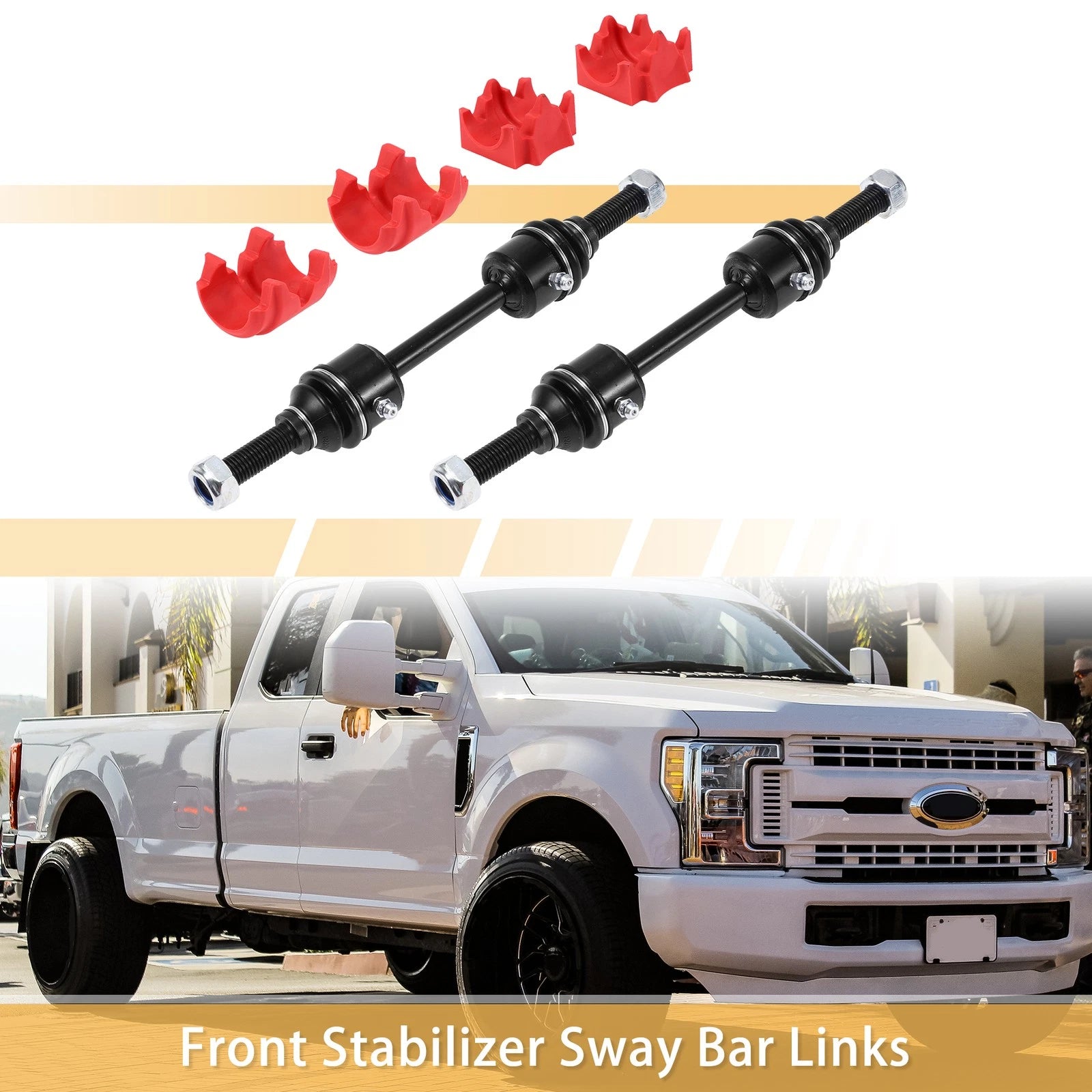 Front Stabilizer Sway Bar Link with Bushing for Ford F-150 (2009–2014)