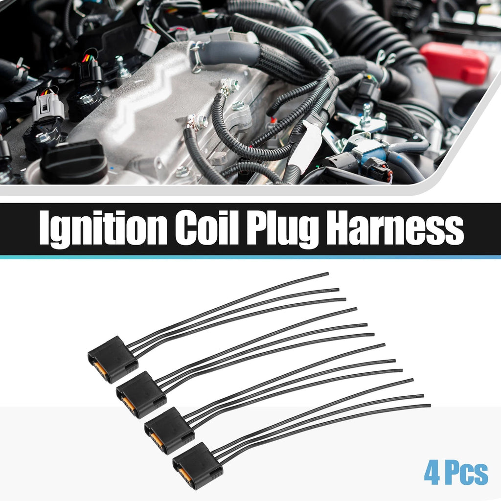 4PCS Ignition Coil Connector for Subaru Impreza 2002–2014 and Legacy 2000–2004