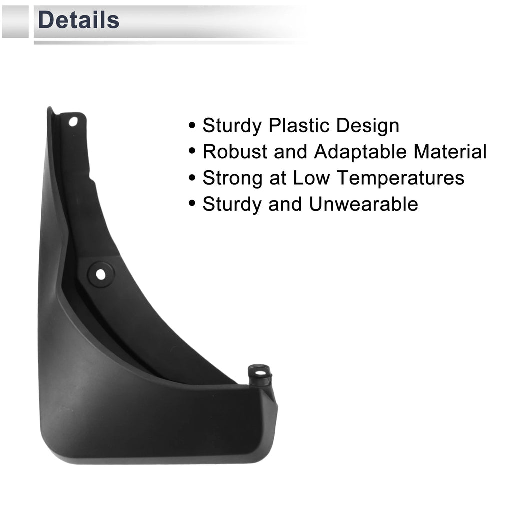 Set of 2 Mud Flaps Splash Guards for Audi Q2 (2018–2021)