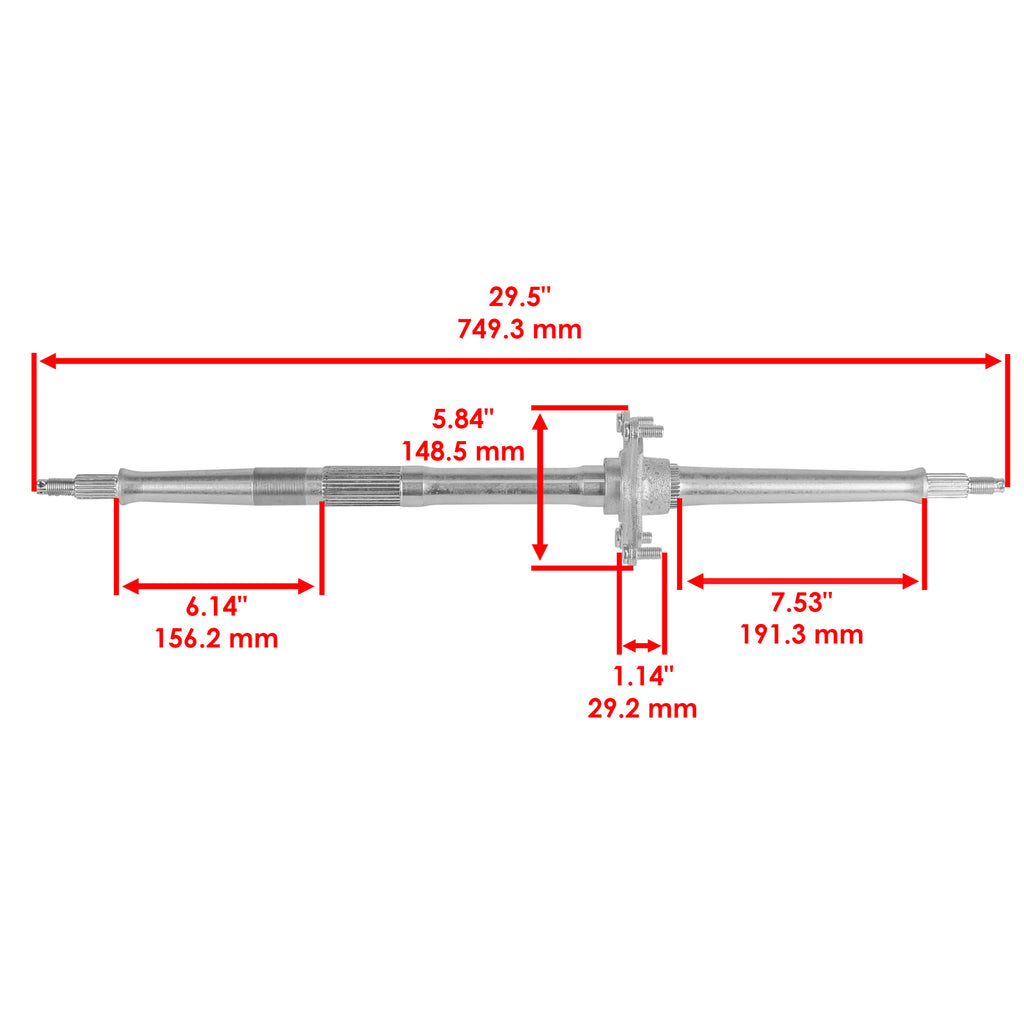 Rear Axle Shaft Replacement for Honda TRX90X 2X4 (2009–2020)