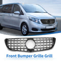 Front Upper Bumper Grille Grill Replacement for Mercedes-Benz V-Class (2014–2021)