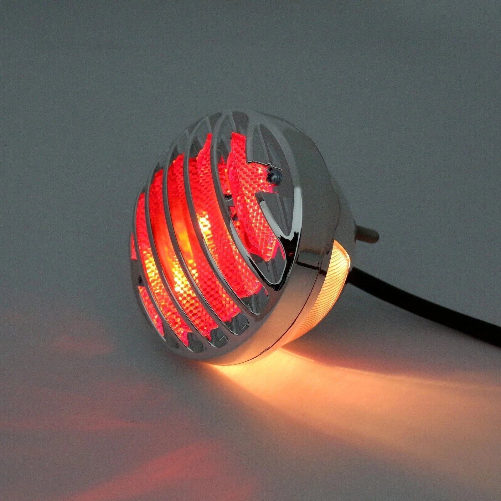 Round Motorcycle Tail Brake Light for Bobber Chopper (T9)