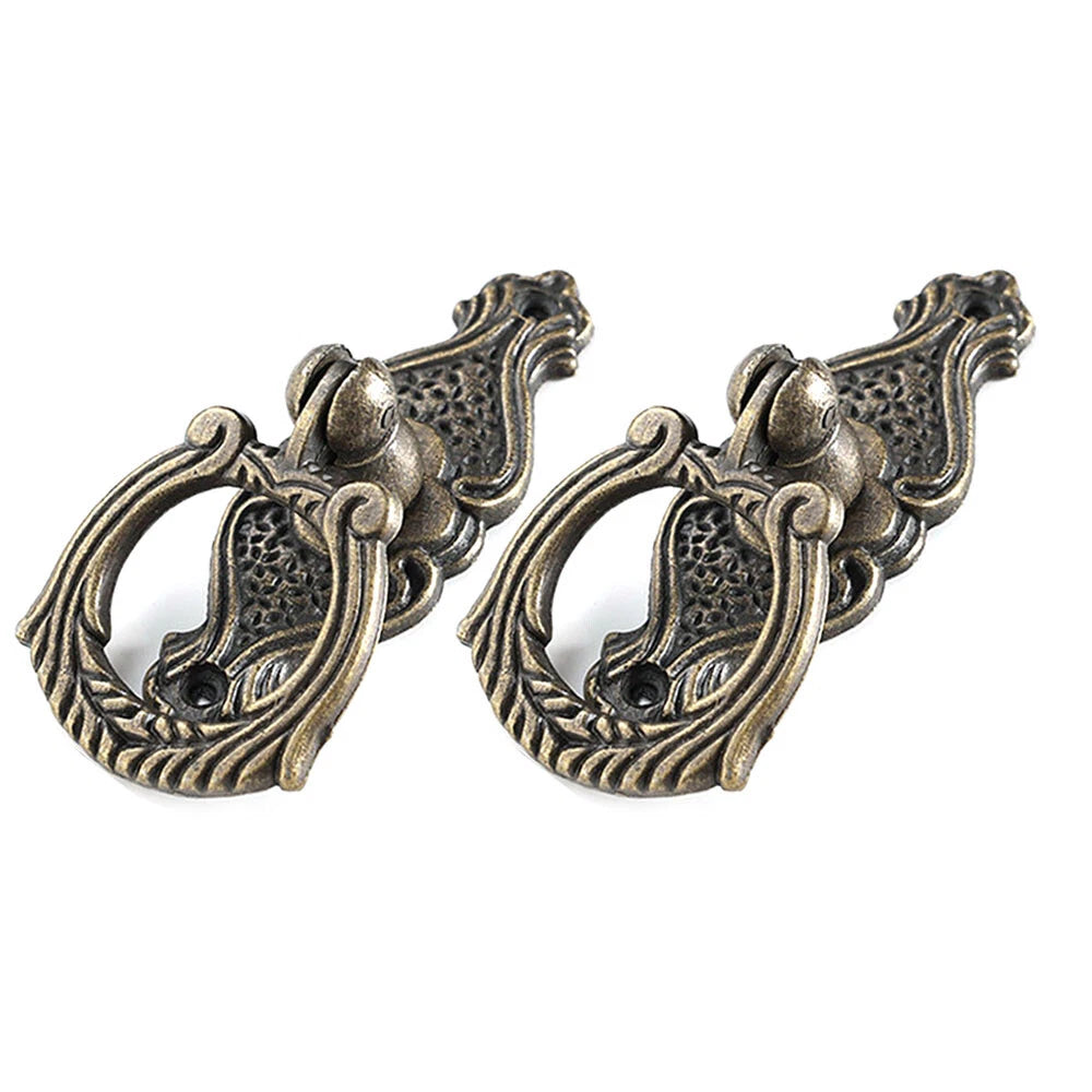 Set of 10 Antique Bronze Door Pull Knobs for Cupboard Cabinet Drawer