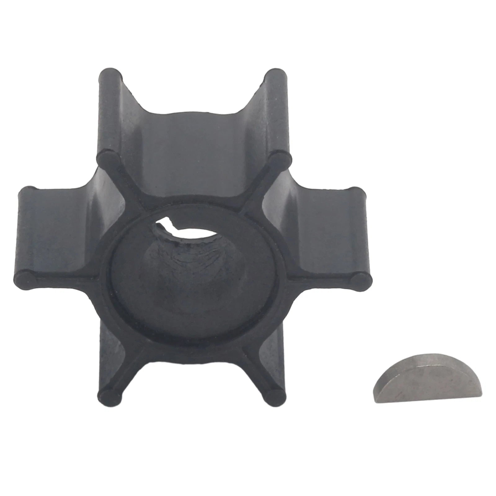 Water Pump Impeller & Key for Yamaha 2 Stroke 6-8 HP (1990–2023)