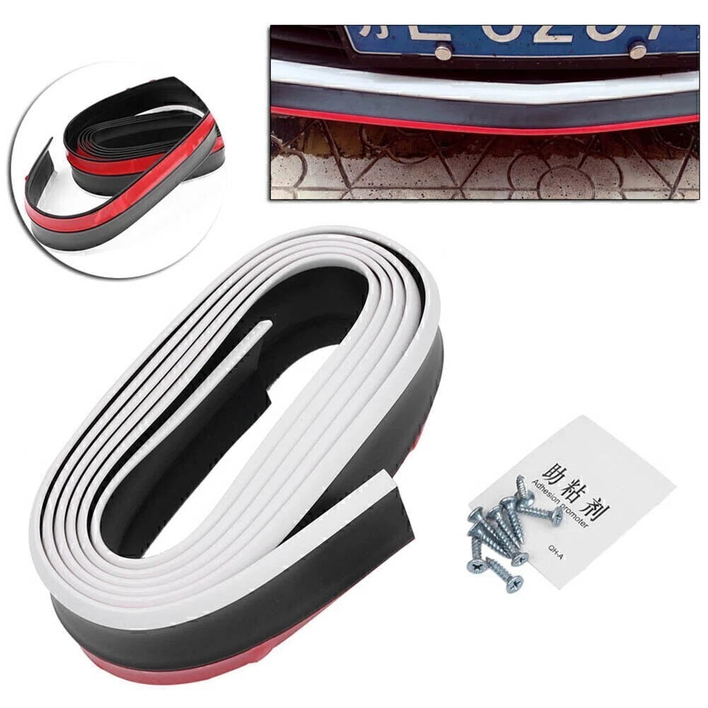 Rubber Lower Lip Protective Strip for Auto Bumper Skirts (2.5M)