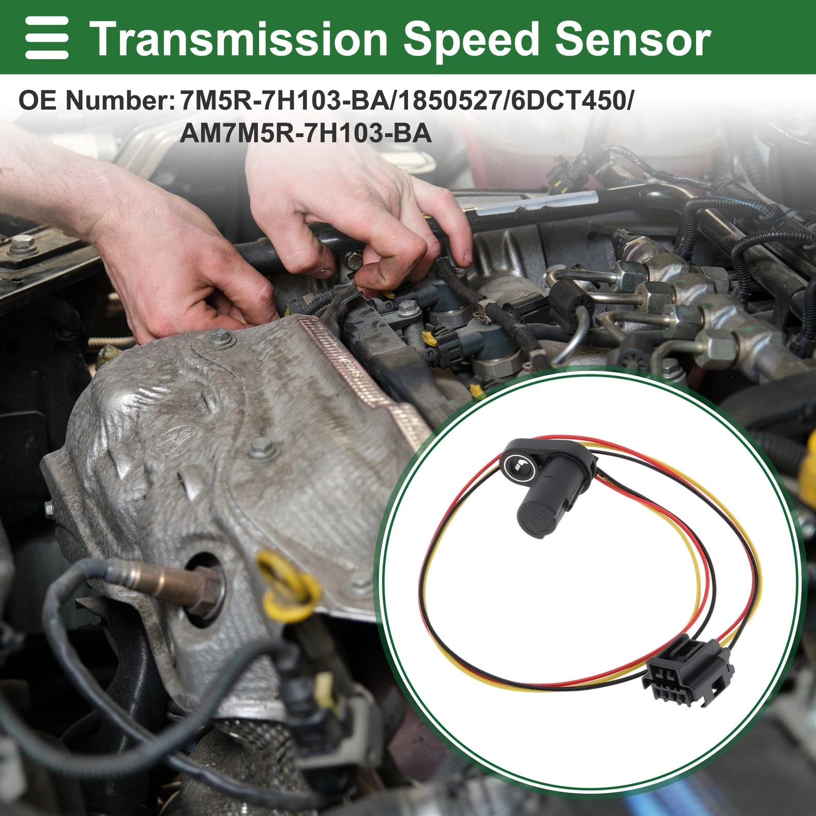 1 Pc Transmission Speed Sensor No.1850527 for Volvo XC60 T5 (2010–2017)