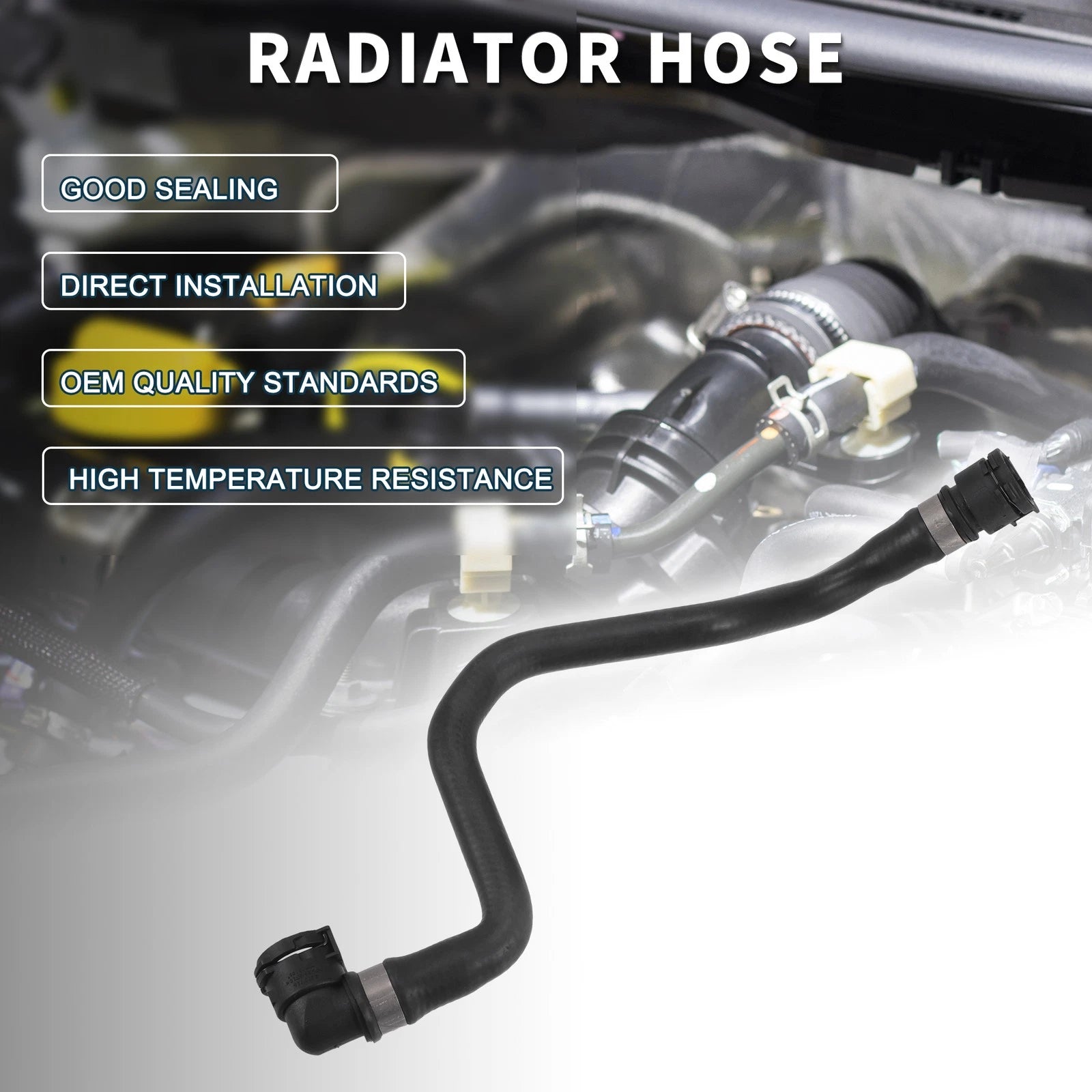 Radiator Hose Engine Water Pump Reservoir for BMW X5 (2000–2003)