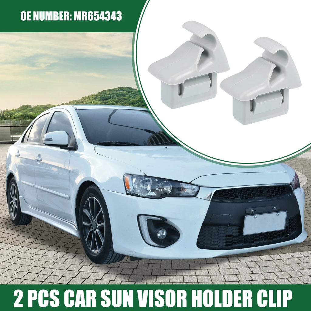 Sun Visor Holder Clip Set Replacement for Mitsubishi Lancer (2006–2017)