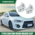Sun Visor Holder Clip Set Replacement for Mitsubishi Lancer (2006–2017)