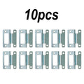 2X Steel Cranked Flush Hinge for Cupboard Door (Any Model)