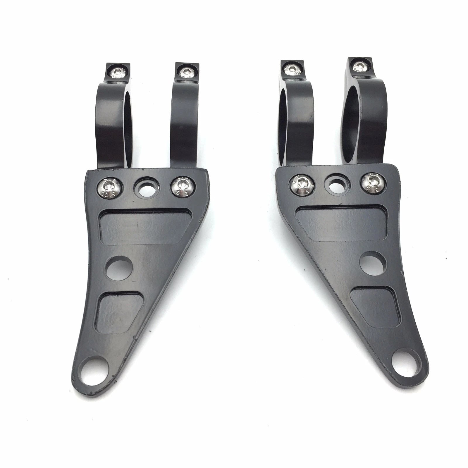 41mm Black Fork Headlight Mount Brackets for Motorcycle Chopper Cafe Racer