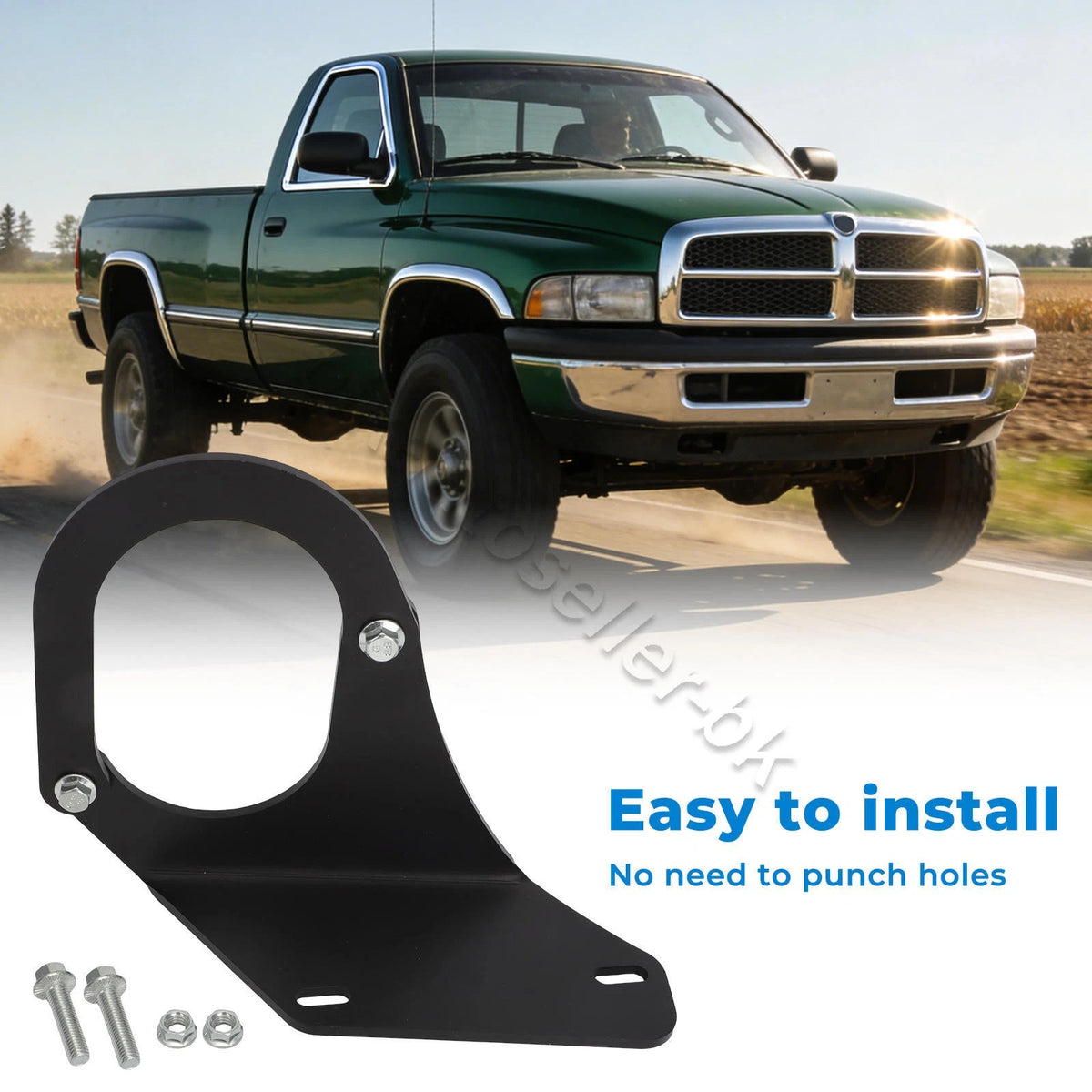 Front Driveshaft Loop Kit for Dodge Ram 2500/3500 (1994–2002) Steel Protection