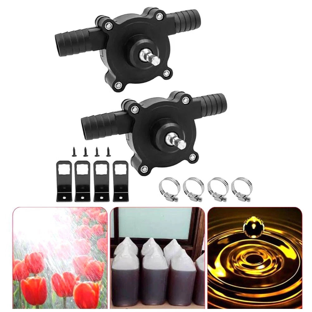 Hand Drill Compatible Pump for Easy Transfer of Liquids