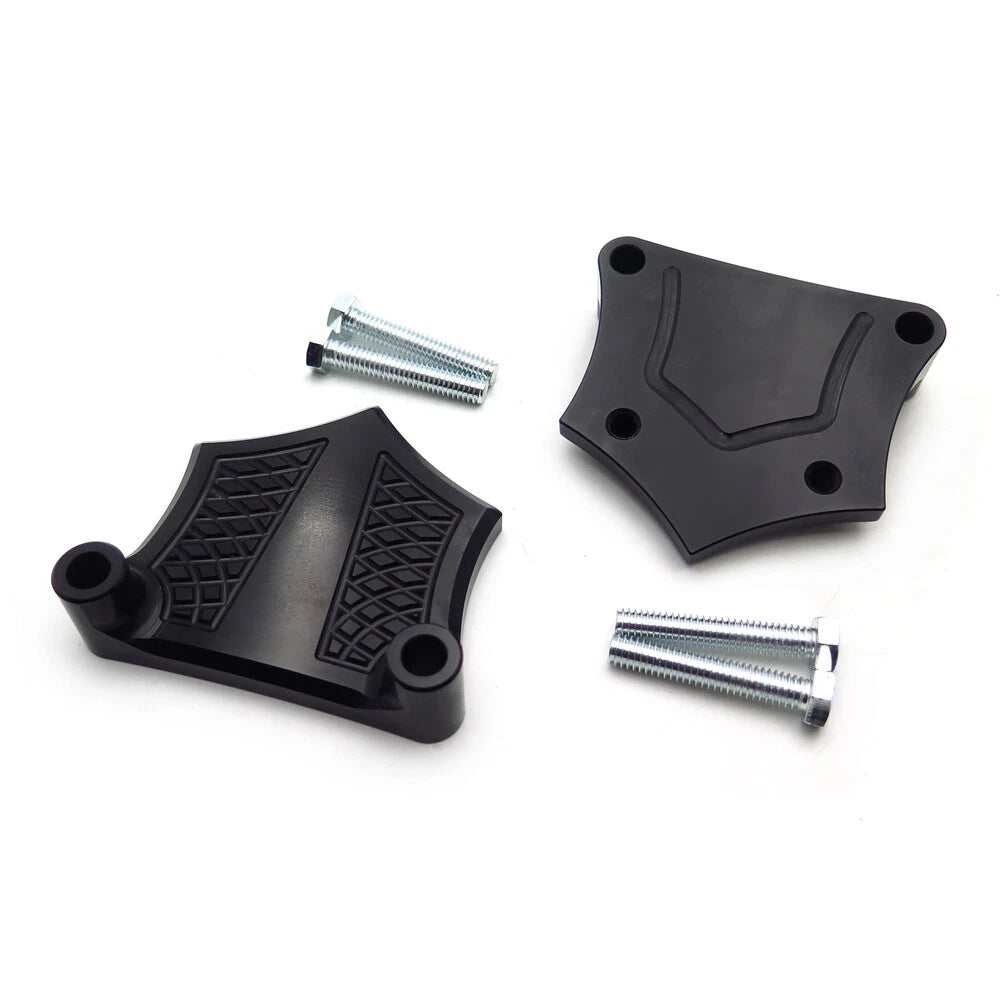 E-O Black Contrast Fender Spacer for Harley Baggers (1984–2013)