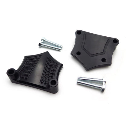 E-O Black Contrast Fender Spacer for Harley Baggers (1984–2013)