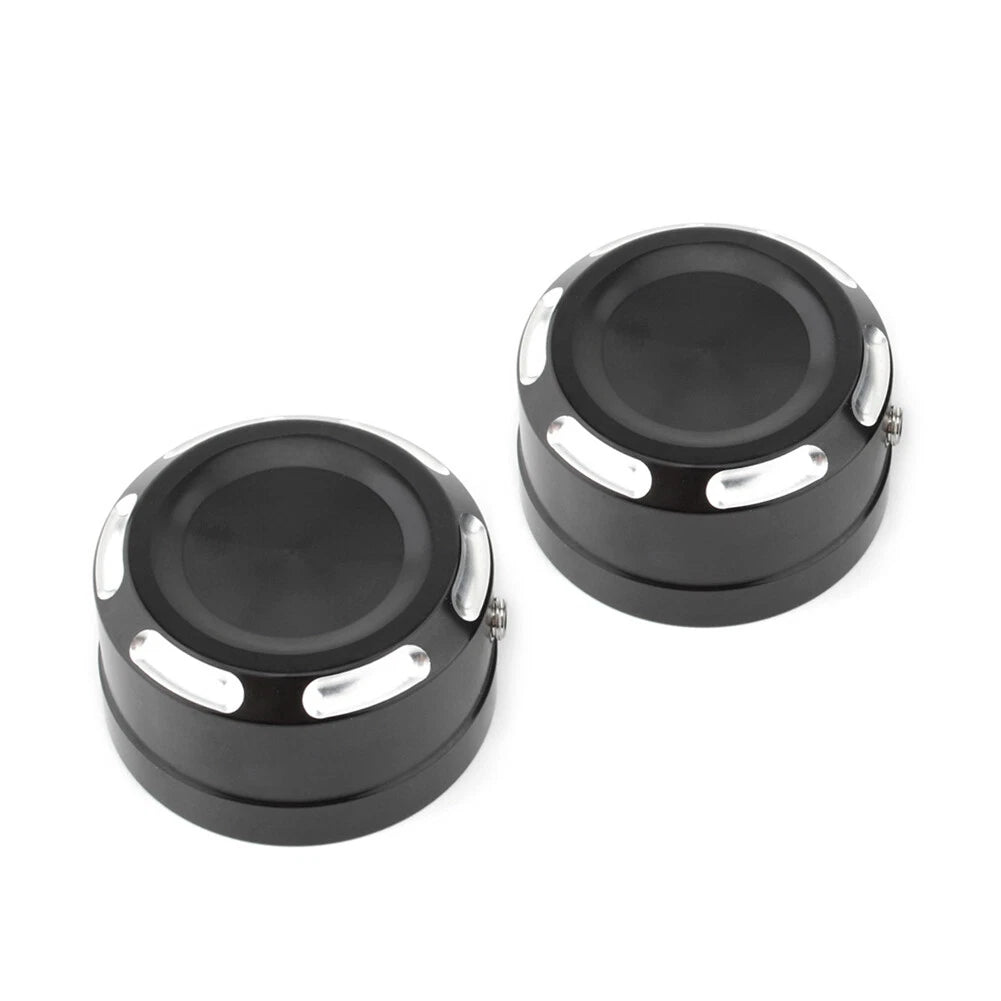 Rear Axle Bolt Nut Cap Cover For Harley Softail 2018-2023 Black and White