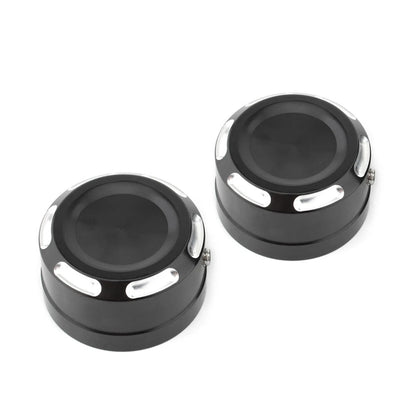 Rear Axle Bolt Nut Cap Cover For Harley Softail 2018-2023 Black and White