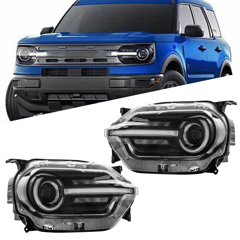 Headlight Assembly Set for Ford Bronco Sport (2021–2024) Left+Right