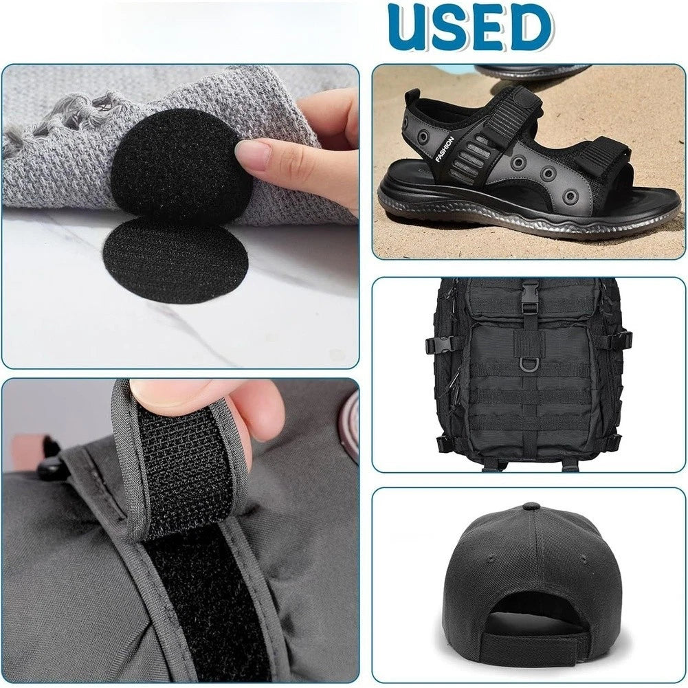 Nylon Material Cuttable to Custom Size with 3 Hooks & 3 Loops