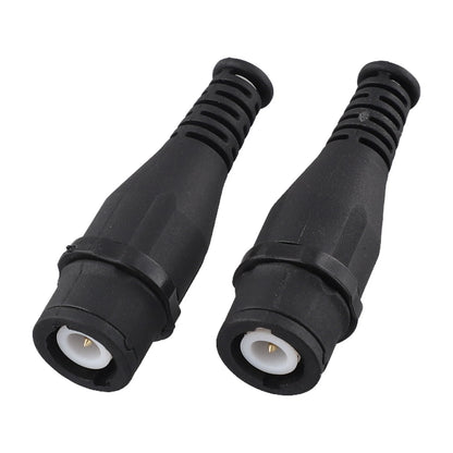 Set of 2 BNC Male Adapters for Video and Power Supply Integration
