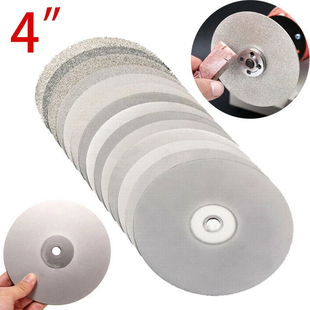 4 Grinding Wheel Discs for Metal Polishing (Grit 240 ~ 3000)