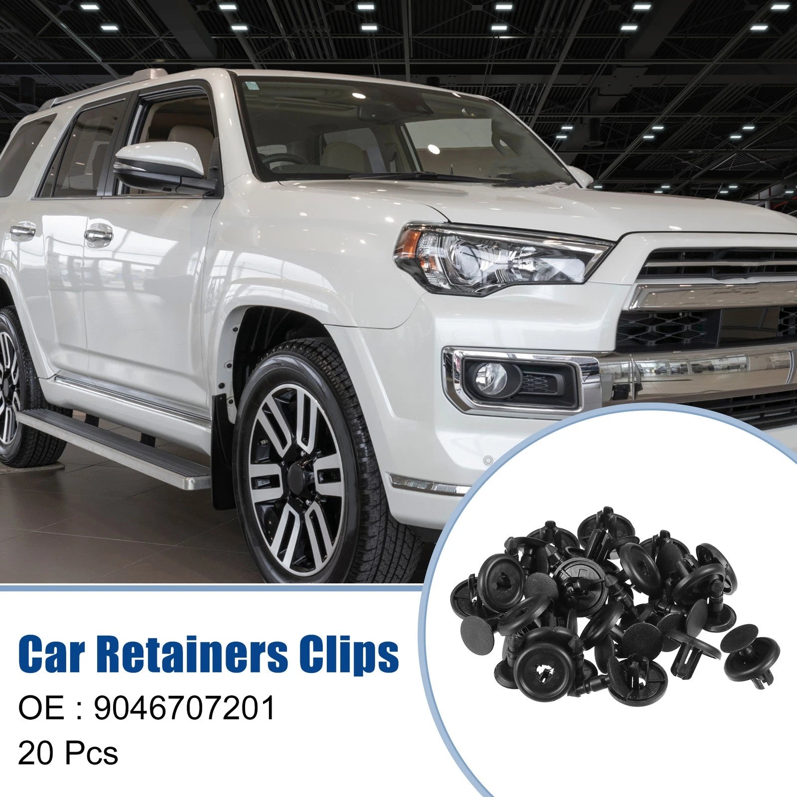 Front Fender Retainers Clips Push Type Rivets (20 Pack) for Toyota (2005–2024)