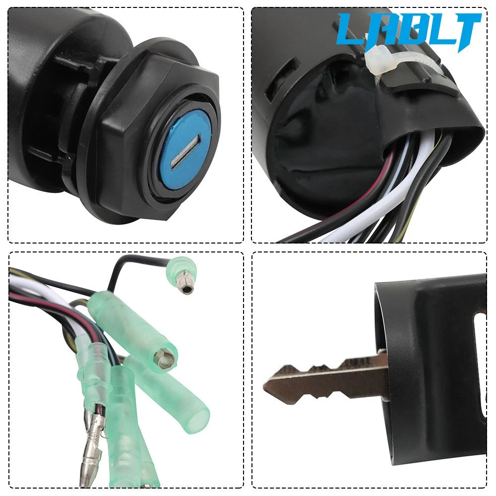 Outboard Ignition Switch & Key for Honda BF115 BF135 BF150 BF200 (2001–2019)