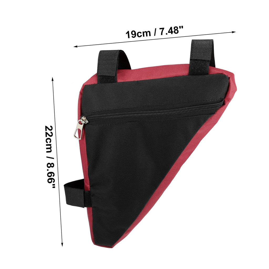 Bicycle Triangle Frame Bag Front Cycling Storage for Mountain Bikes