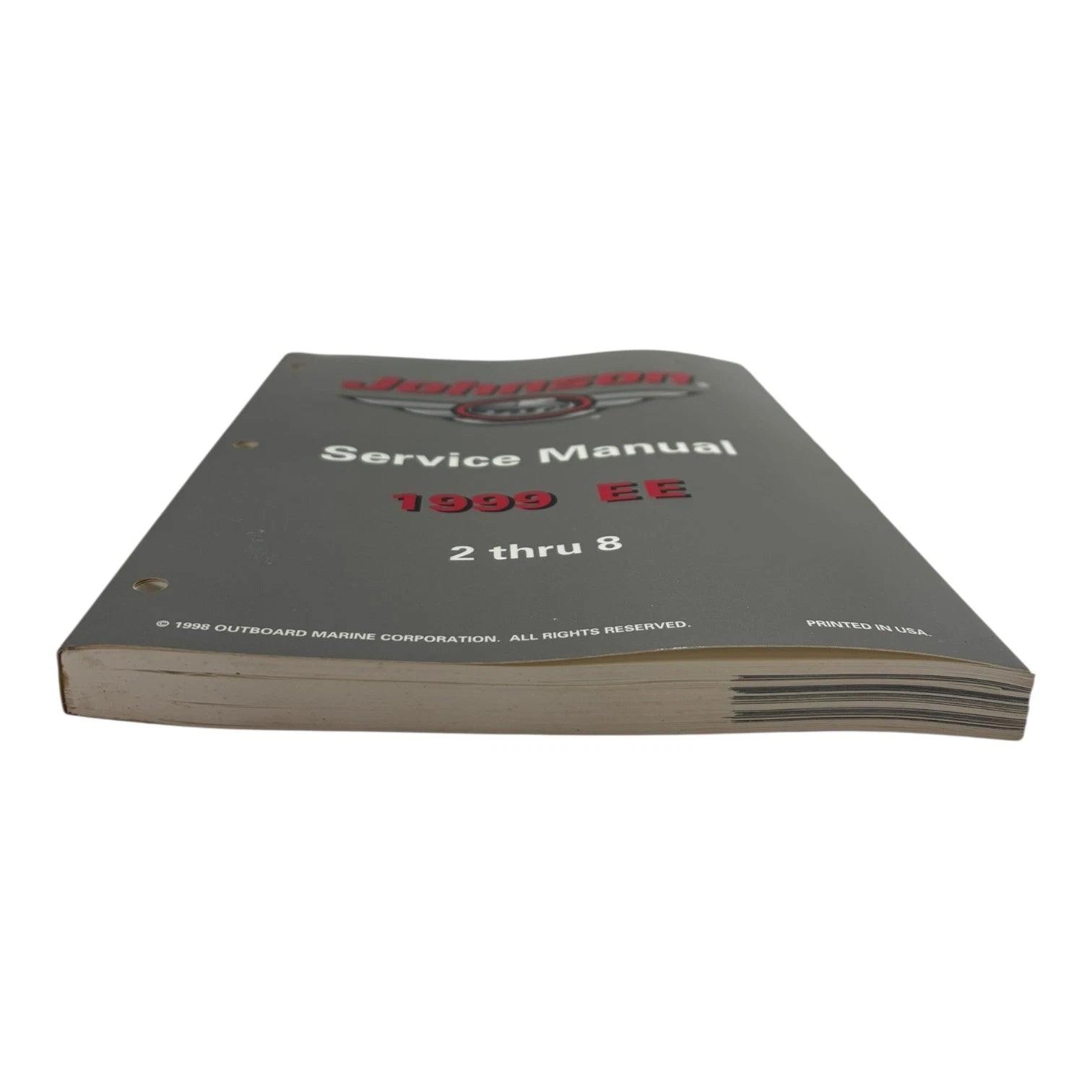 Service Manual for Johnson 787027 EE 2 thru 8 (1999)