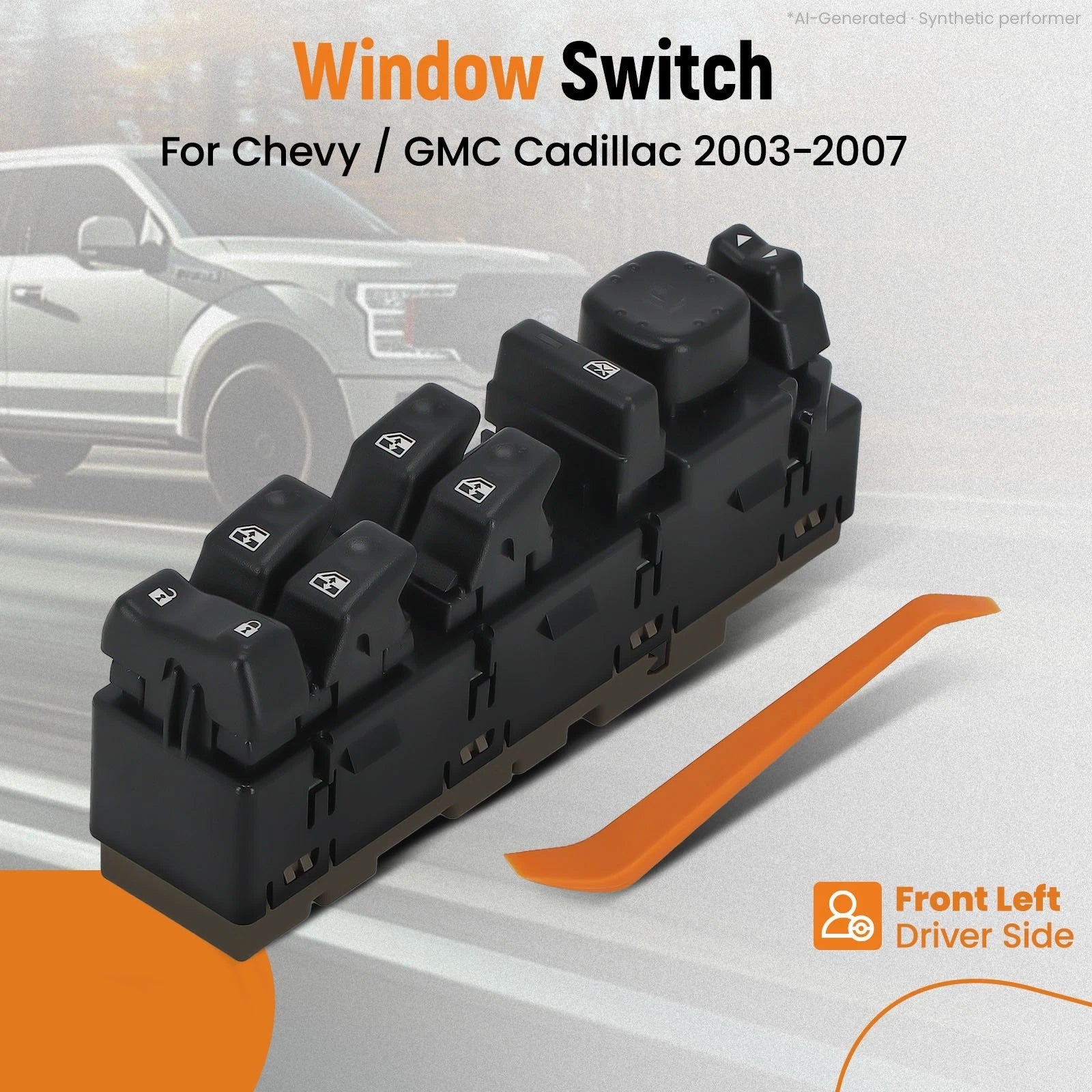 Power Window Switch for GMC Chevy Silverado (2007–2013) 15883320