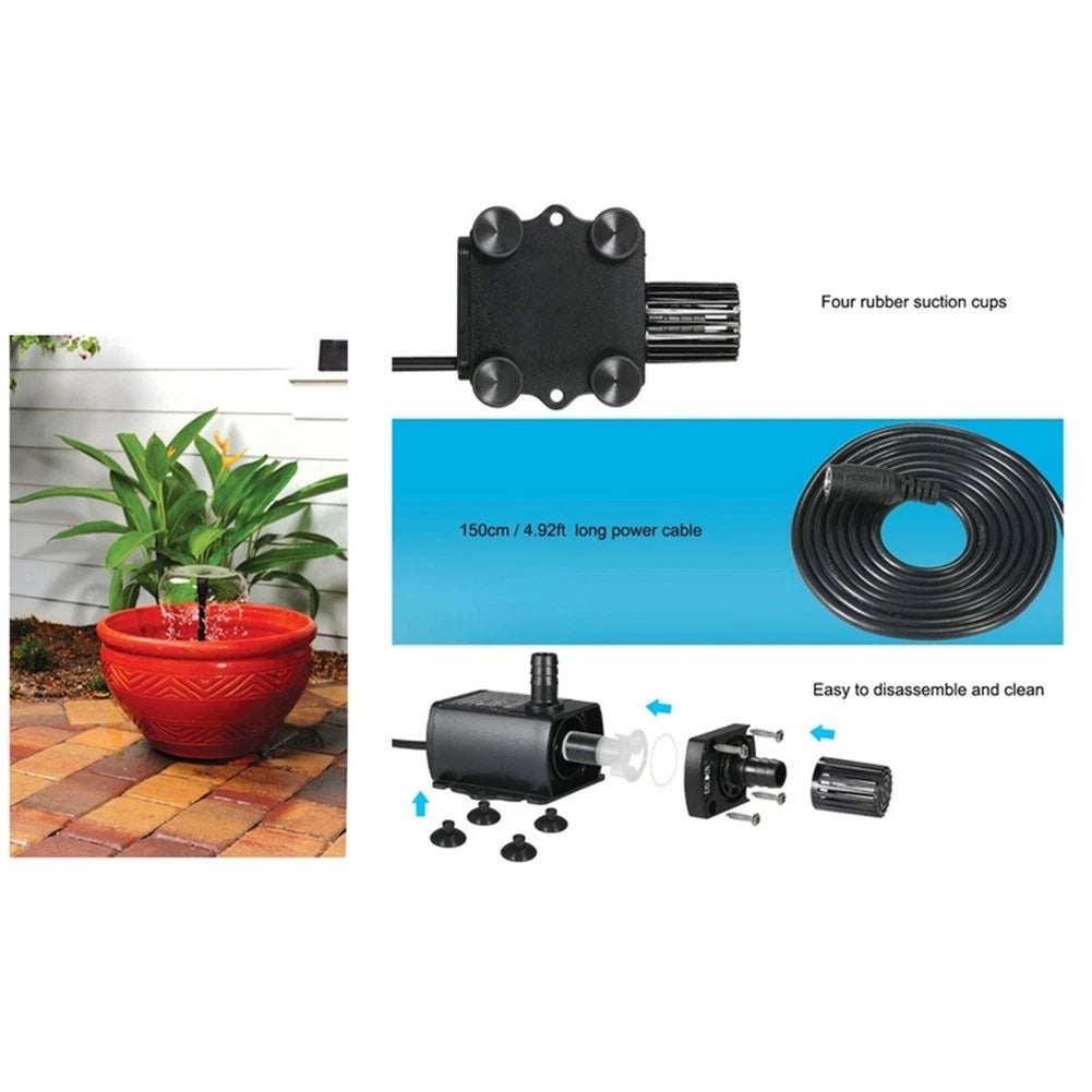 DC12V Brushless Water Pump with Filter for Automotive Applications