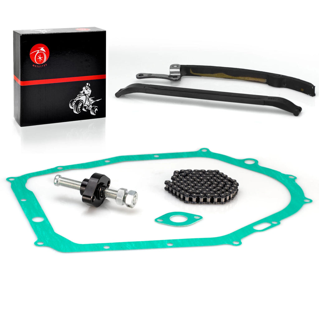 Cam Timing Chain Guides Tensioner & Cover Gasket for Yamaha Warrior Raptor 350 (2000–2007)