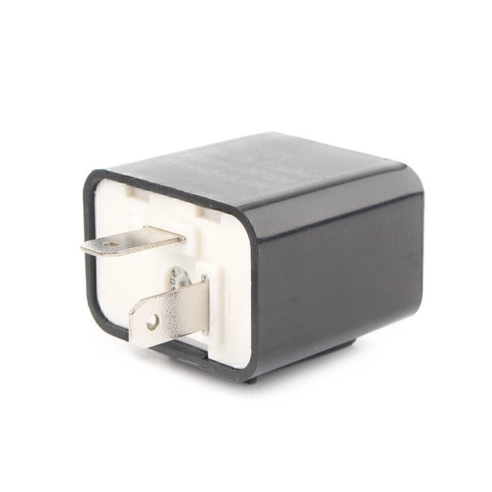 2-Pin Adjustable LED Flasher Relay for Universal Fit (Turn Signal/Blinker)