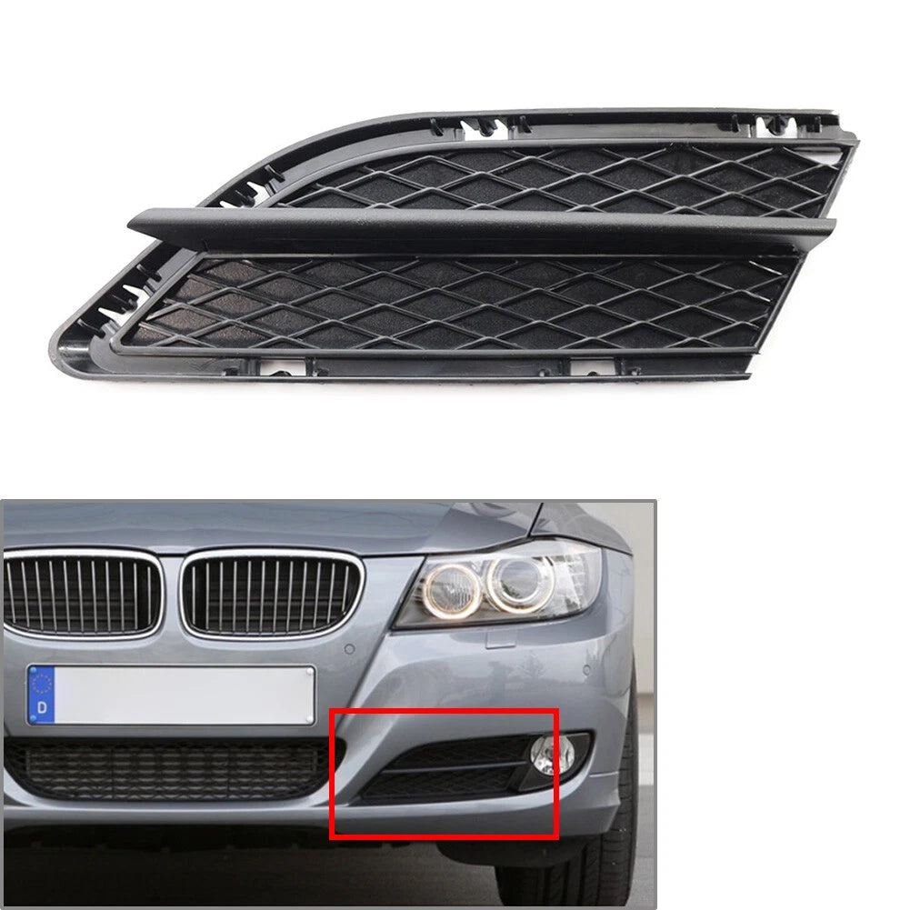 Front Bumper Lower Grille Trim Insert Left for BMW 3 Series E90 E91 (2009–2012)